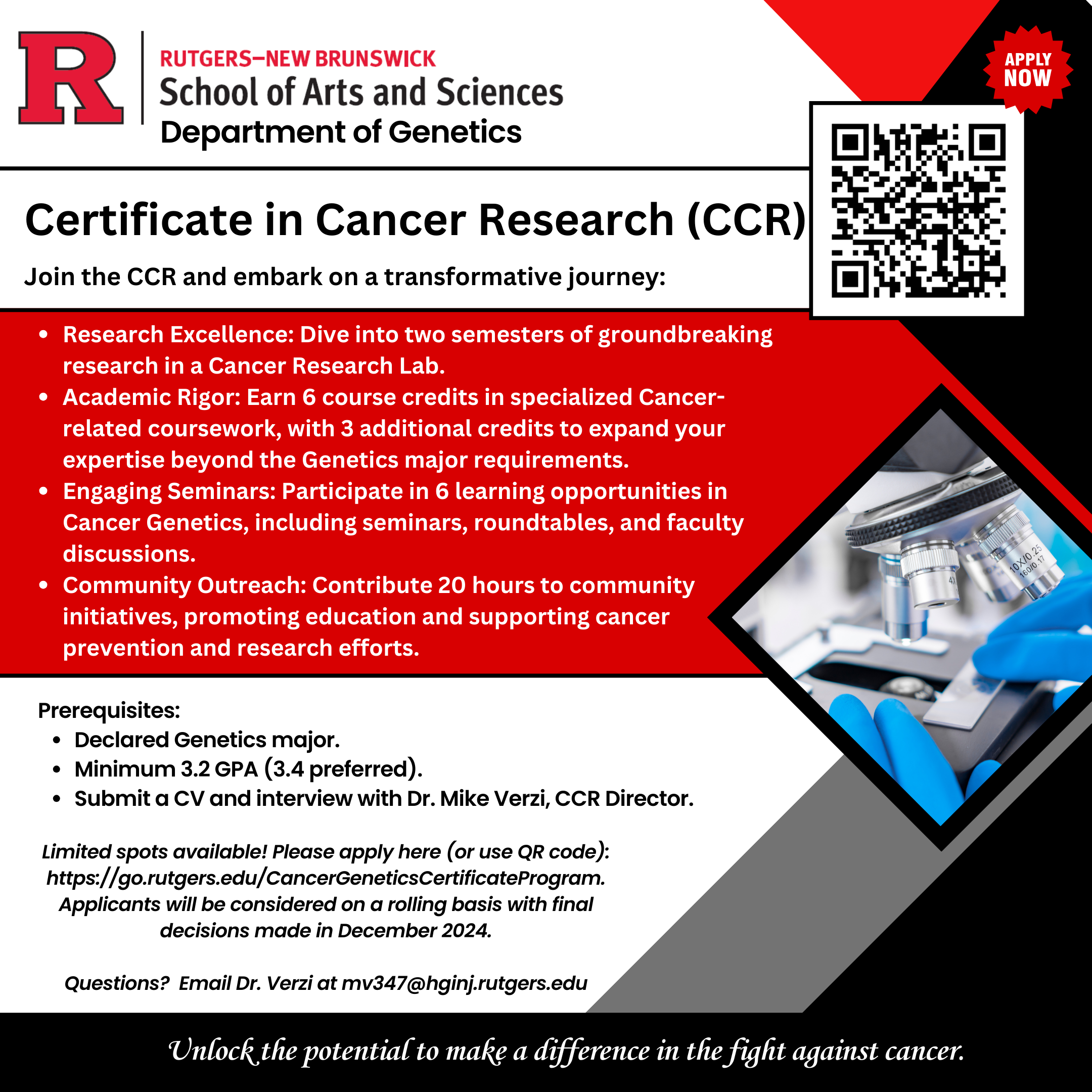 Certificate in Cancer Research Slide 5 24